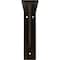 Ekena Millwork Traditional Steel Bracket, Antiqued Brass 2"W x 8"D x 8"H BKTM02X08X08TRABS - alternate 5